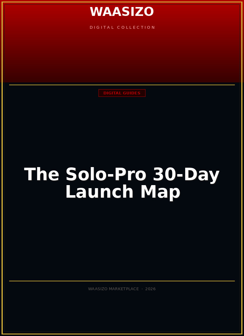 The Solo-Pro 30-Day Launch Map