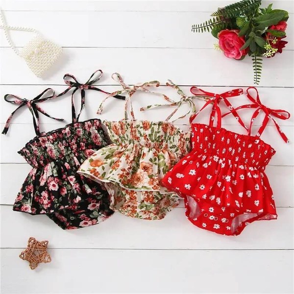 Baby Girl Romper Set 3-Pack (3–18M)