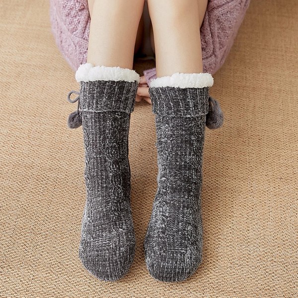 Fuzzy Non-Slip Slipper Socks Unisex