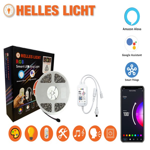 Smart LED Strip Lights 16.4ft