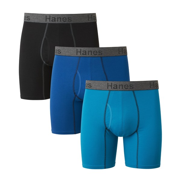 Men's Moisture-Wicking Boxer Briefs 5-Pack