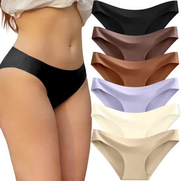 Women's Seamless Hipster Briefs 6-Pack