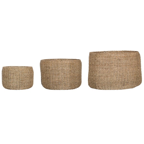 Amazon Woven Seagrass Basket Set (3-Pack)
