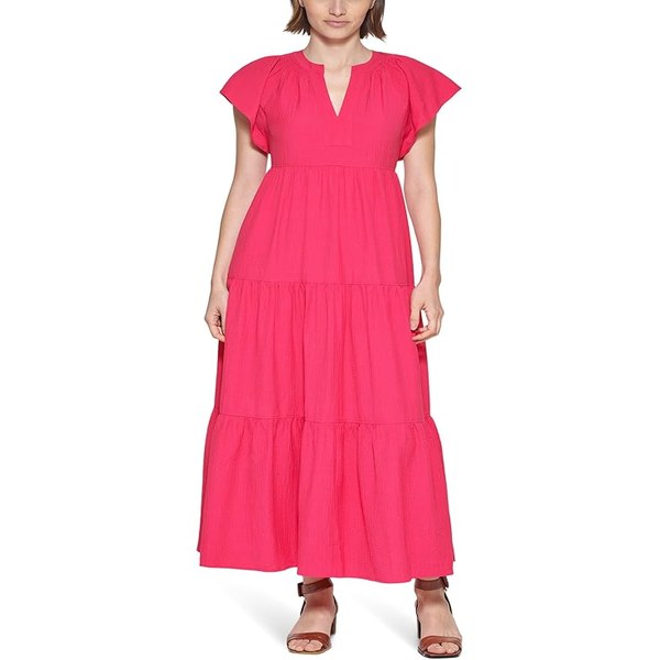 Calvin Klein Women's Wrap Midi Dress