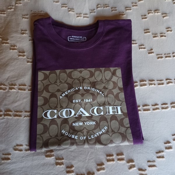 Coach Kids' Signature Logo Tee