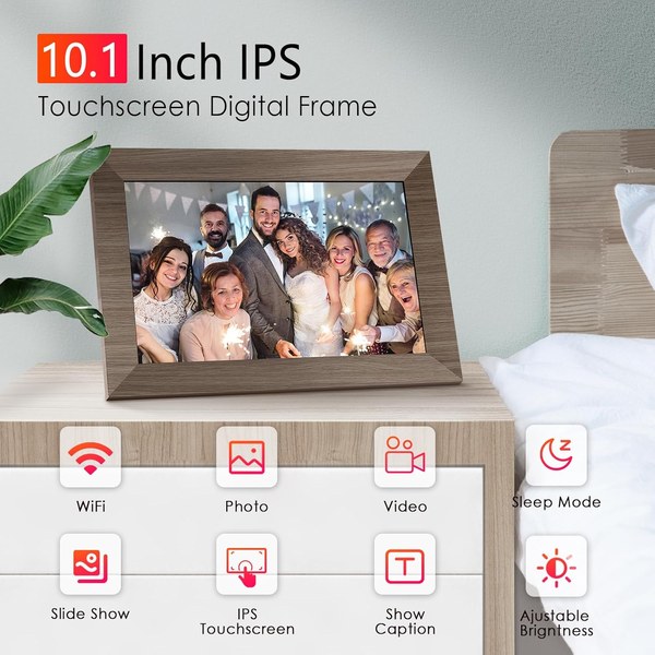 10-Inch Digital Photo Frame Wi-Fi Enabled