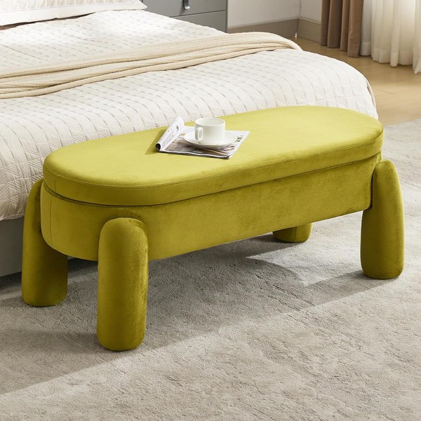 Upholstered Hallway Bench 48"