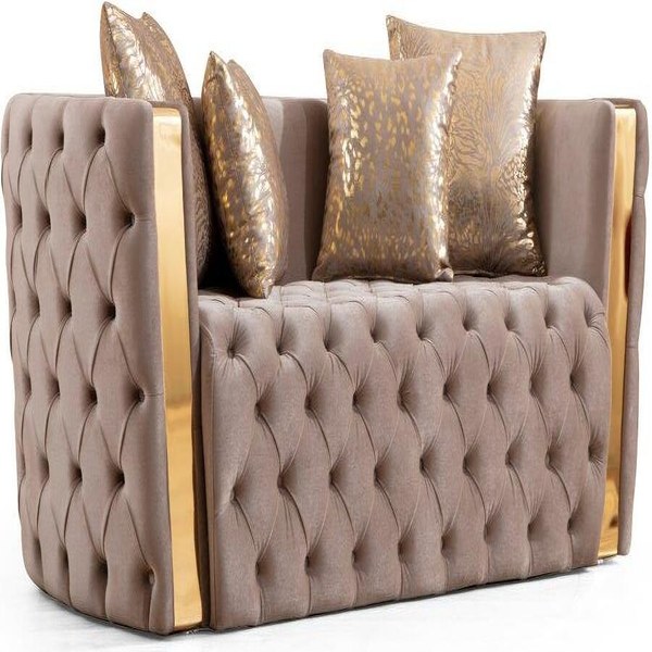Velvet Loveseat 2-Seat Sofa