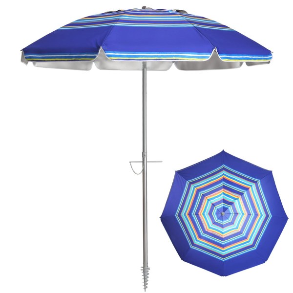 UPF 50+ Beach Umbrella 7ft