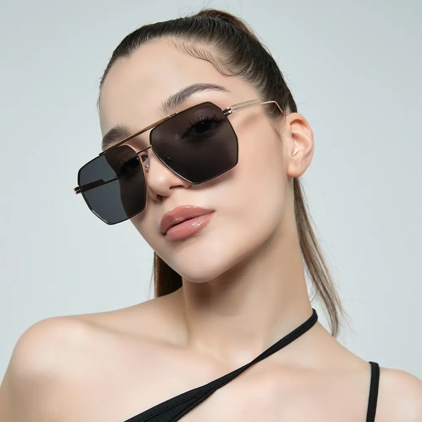Oversized Retro Sunglasses UV400