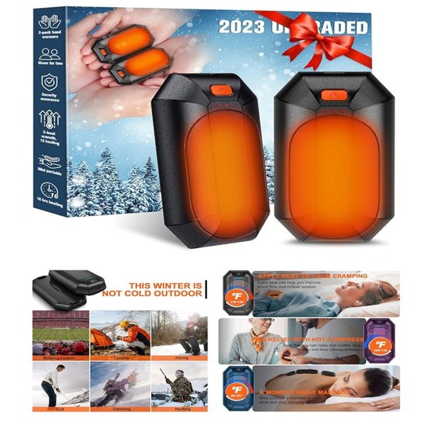 Rechargeable Hand Warmers (2-Pack)