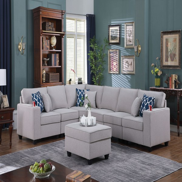 Modern L-Shape Sectional Sofa